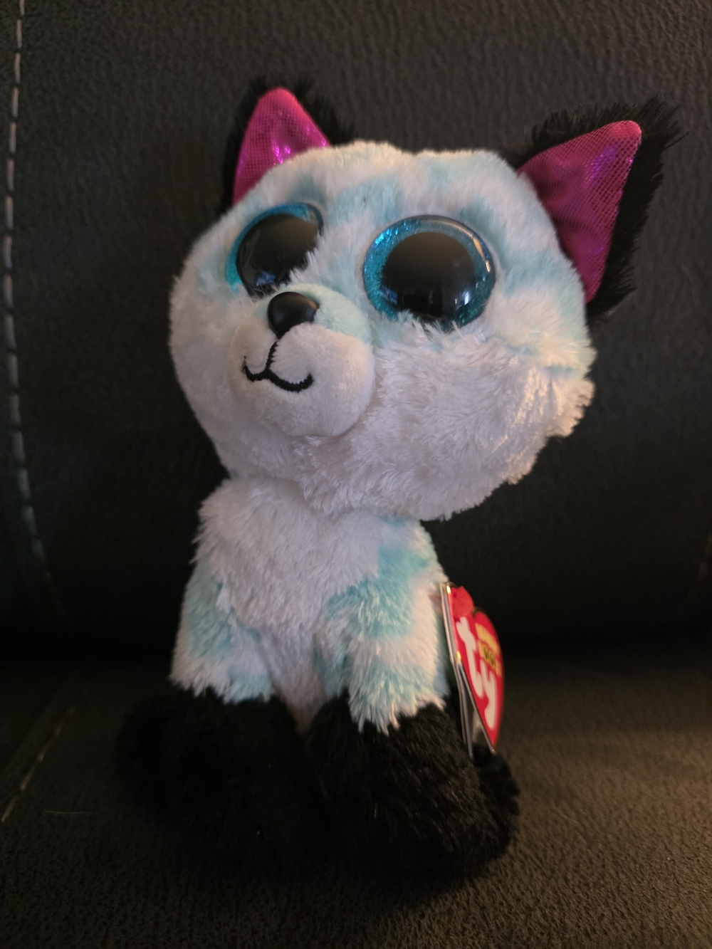 TY Beanie Boo Plush Soft Toy 6" PIPER ARTIC FOX CLAIRE'S EXCLUSIVE